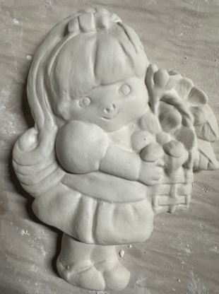 Doll flowers Plaster Painting