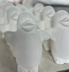 Penguin 1 Plaster Painting