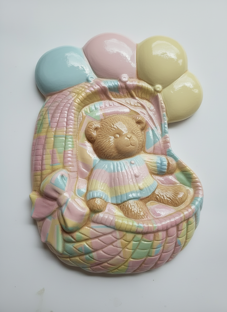 Bear Bassinet Plaster Painting