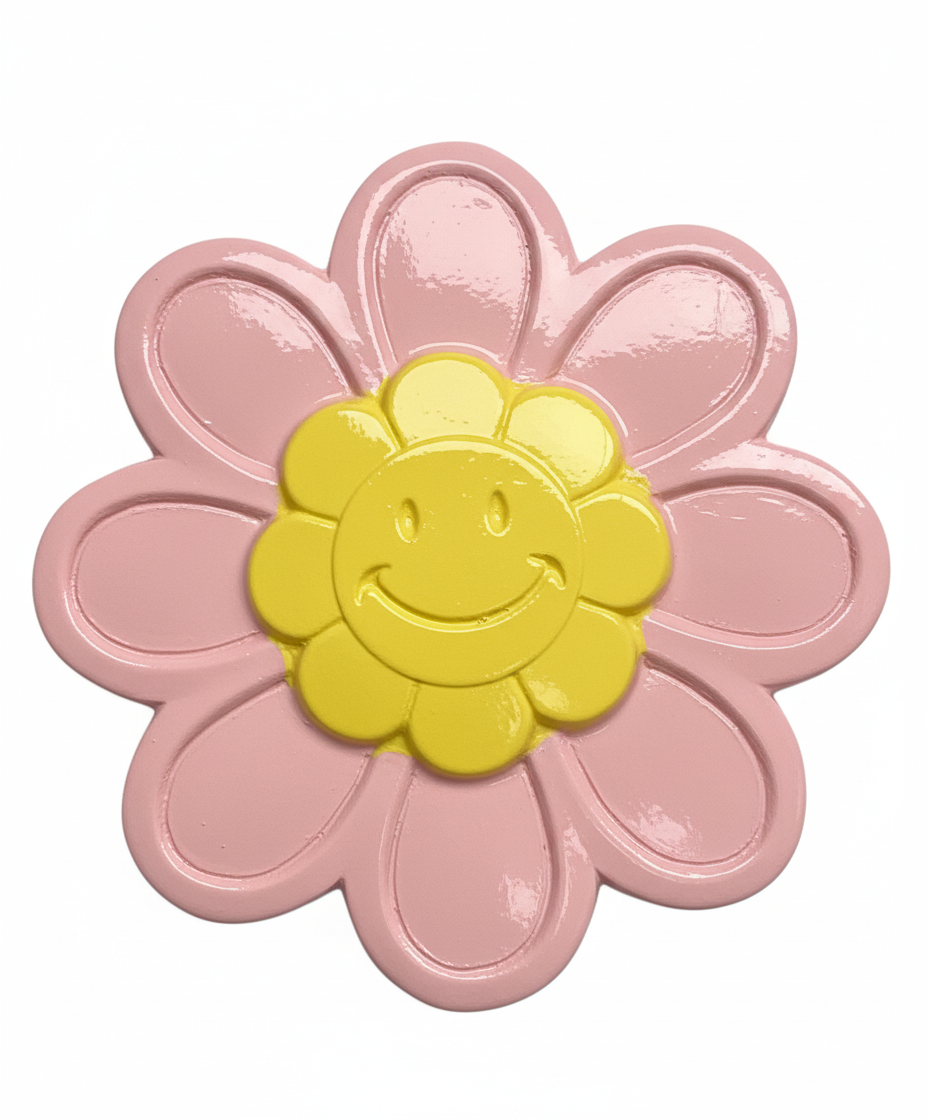 Smile Flower Plaster Painting