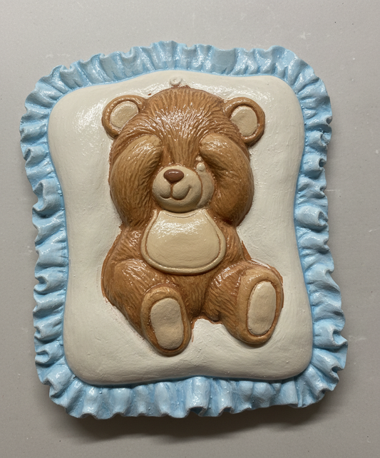 Bear Pillow Plaster Painting