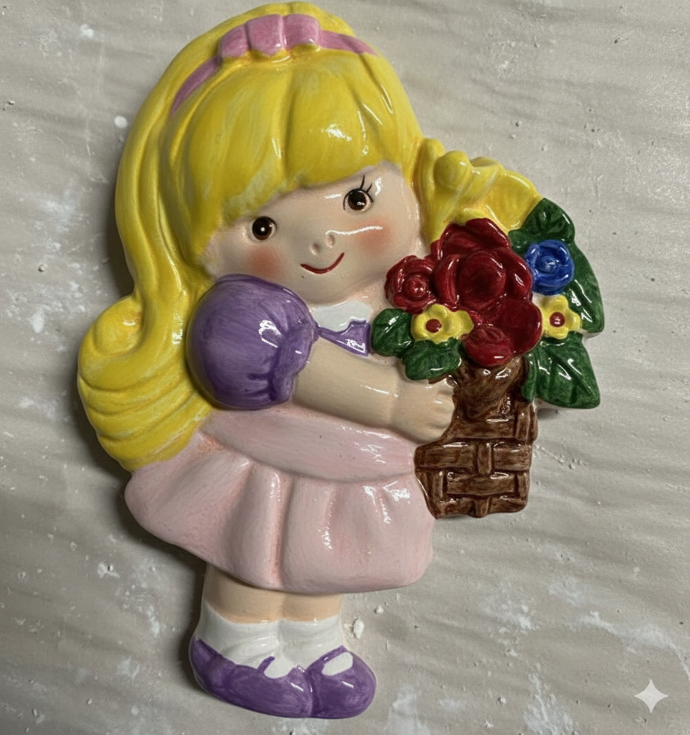 Doll flowers Plaster Painting