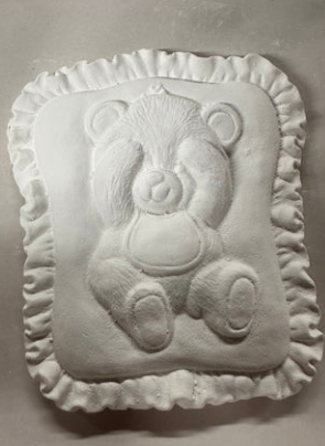 Bear Pillow Plaster Painting