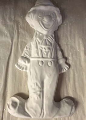 Clown Smiling Plaster Painting