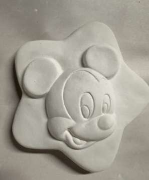Mickey Mouse Star Plaster Painting