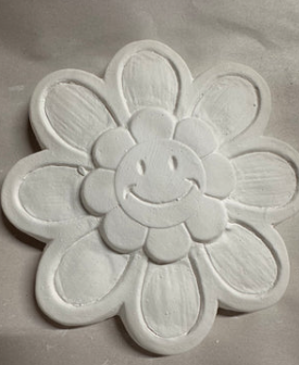 Smile Flower Plaster Painting