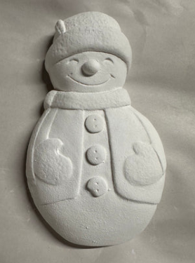 Snowman Vest Plaster Painting
