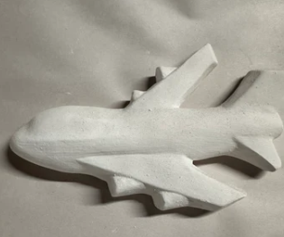 Airplane Plaster Painting